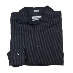 BF634 Calvin Klein Modern Fit Striped Shirt M